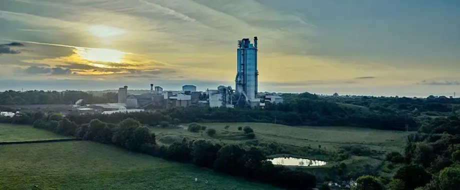 The Padeswood Cement Works In Flintshire, Wales, United Kingdom