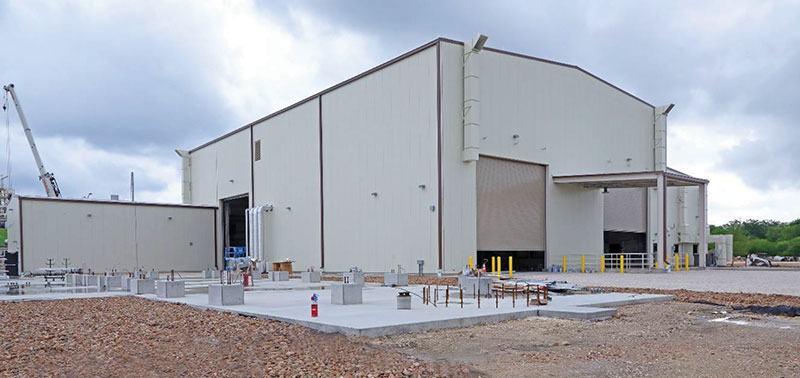 Figure 5: STEP Pilot Plant facility construction completed June 2020. 